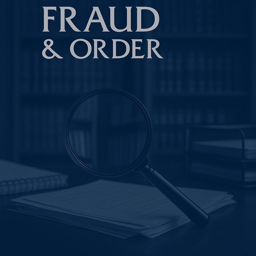 Fraud & order
