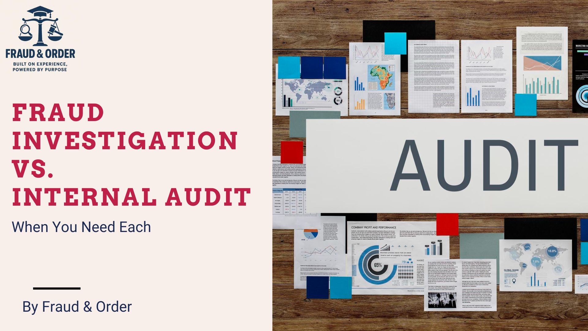 Fraud Investigation vs. Internal Audit