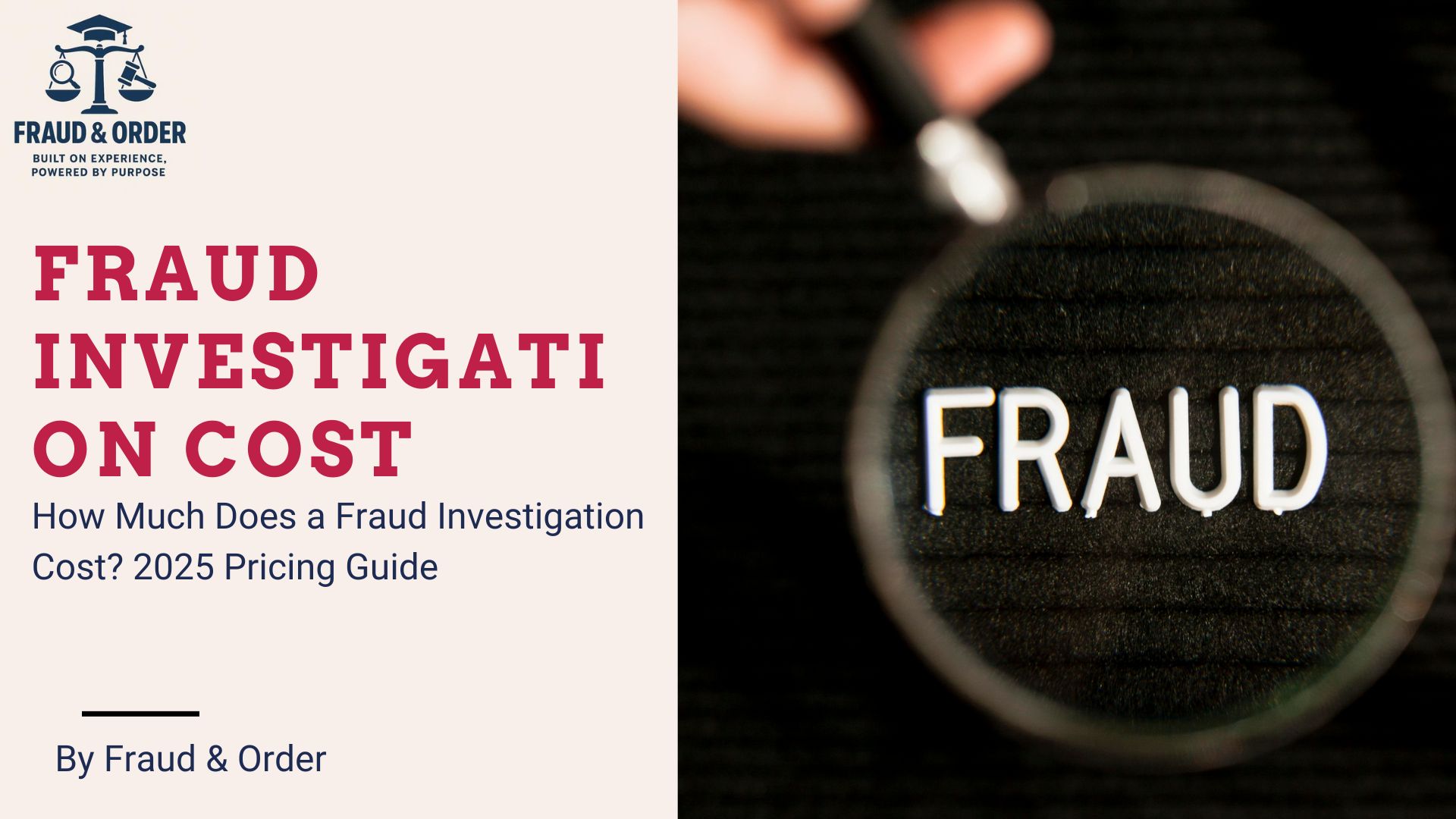Fraud Investigation Cost