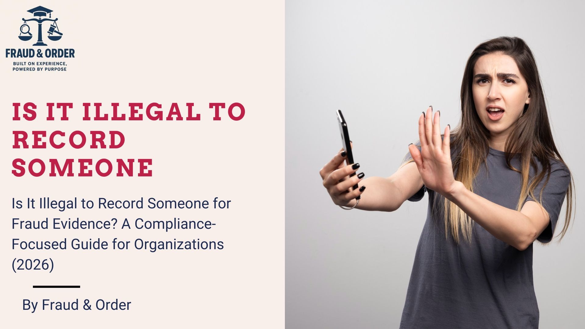 Is it legal to record someone