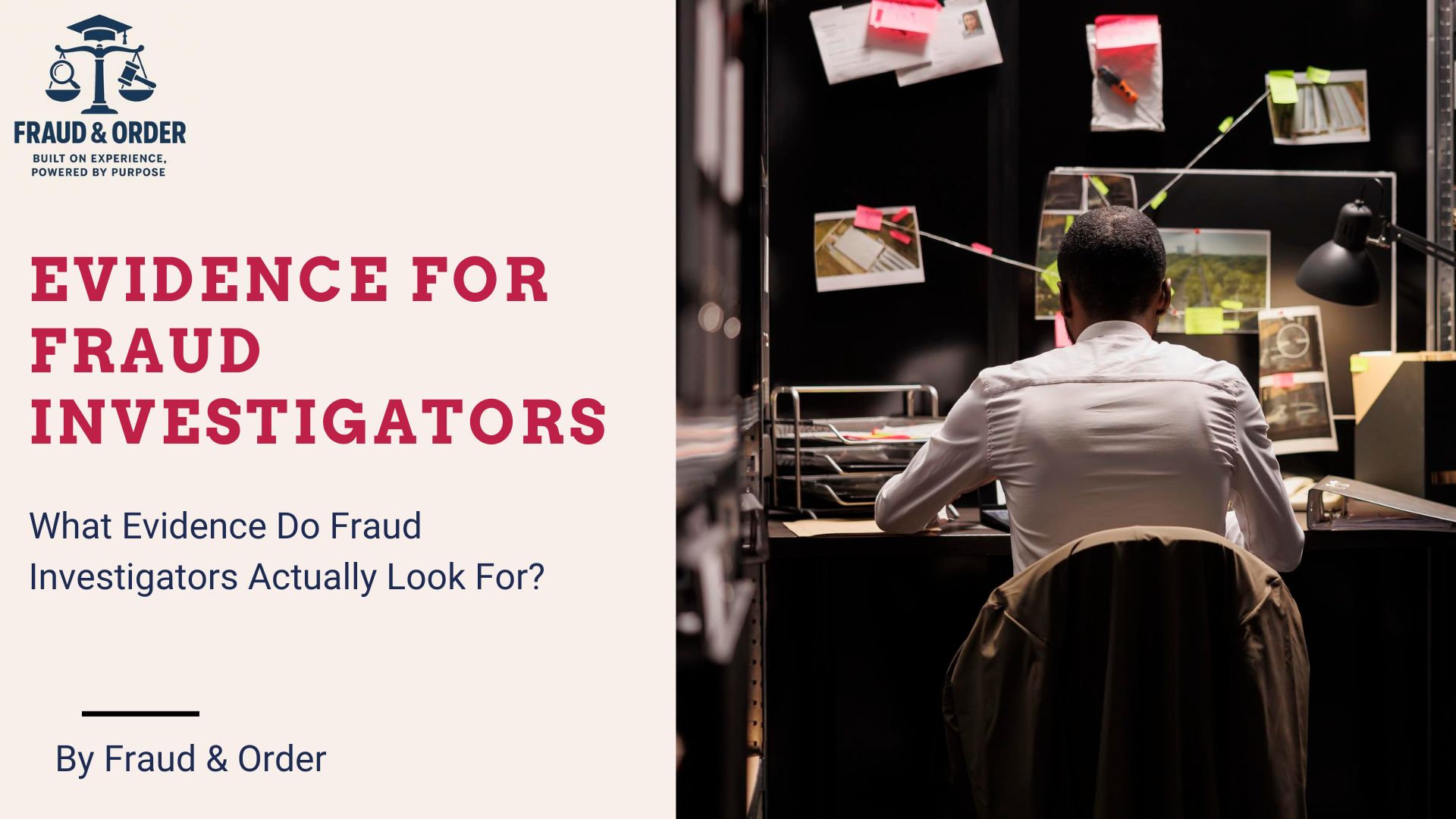 Evidence for Fraud Investigators