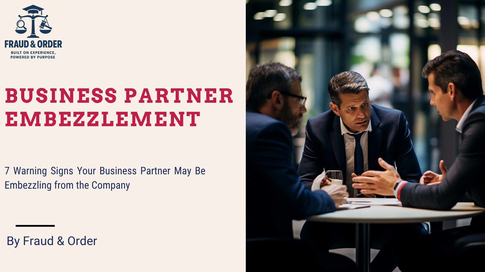 business partner embezzlement