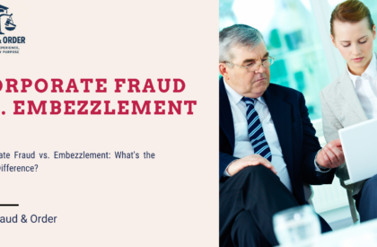 corporate fraud vs embezzlement