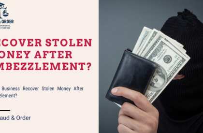 recover stolen money after embezzlement