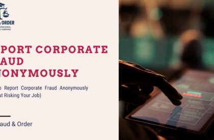 Report Corporate Fraud Anonymously