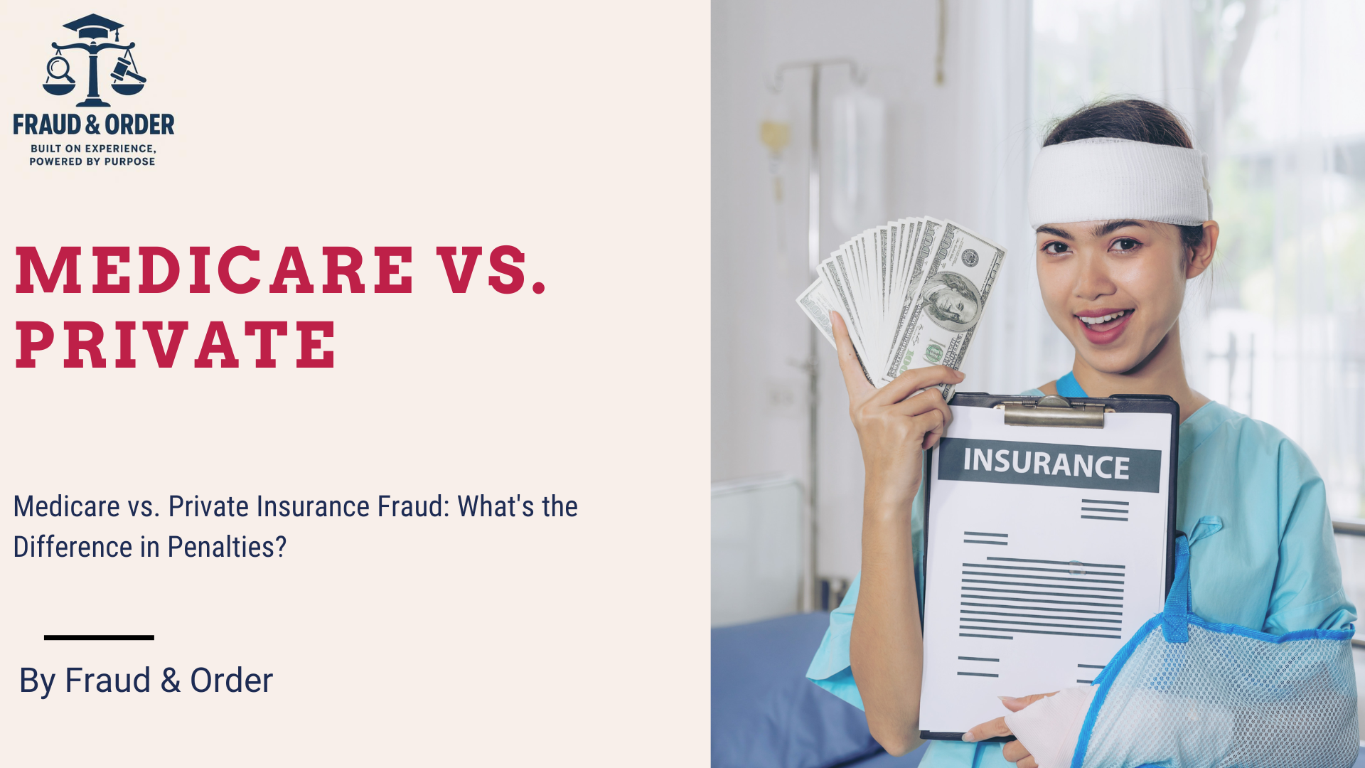 Medicare vs private insurance fraud