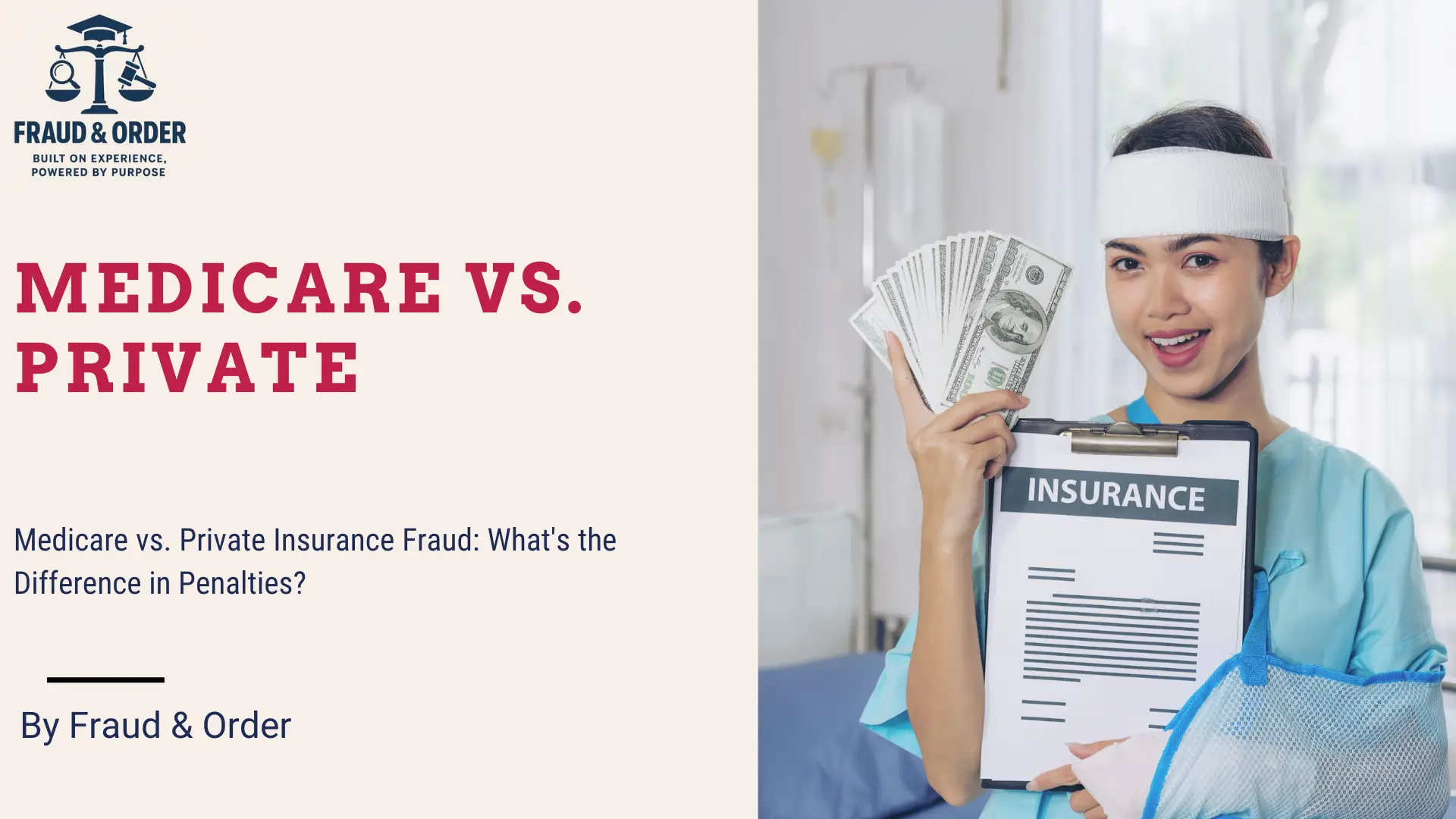 Medicare vs private insurance fraud