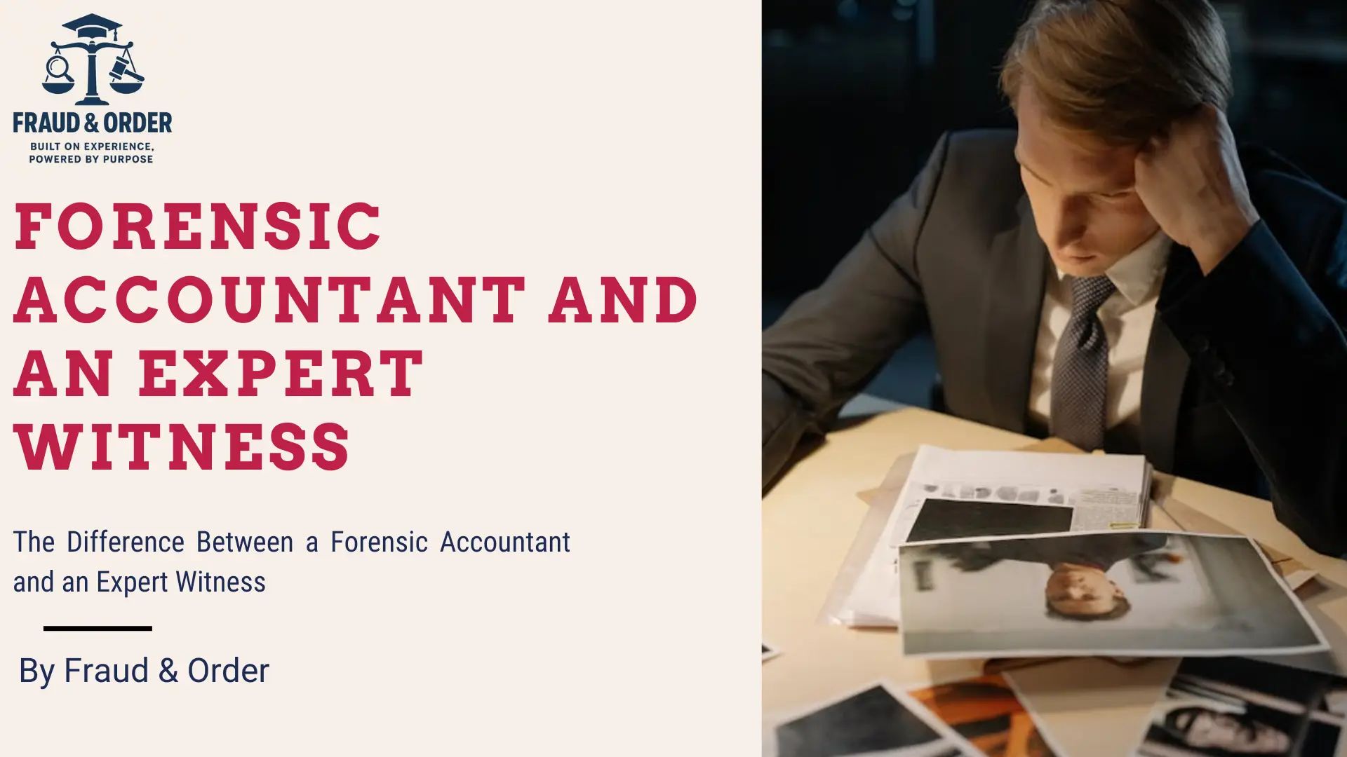 forensic accountant vs expert witness