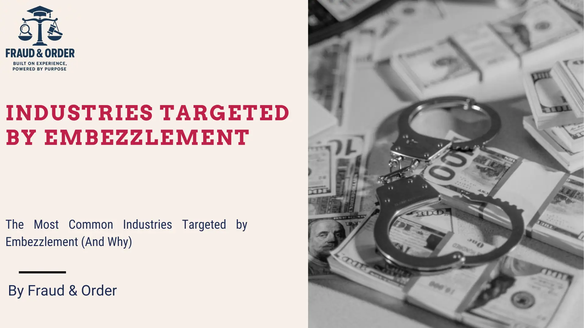 Industries Targeted by Embezzlement
