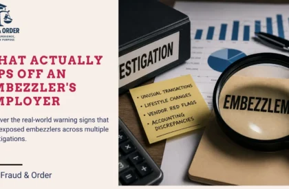 What Actually Tips Off an Embezzler's Employer