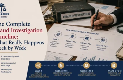 fraud investigation timeline
