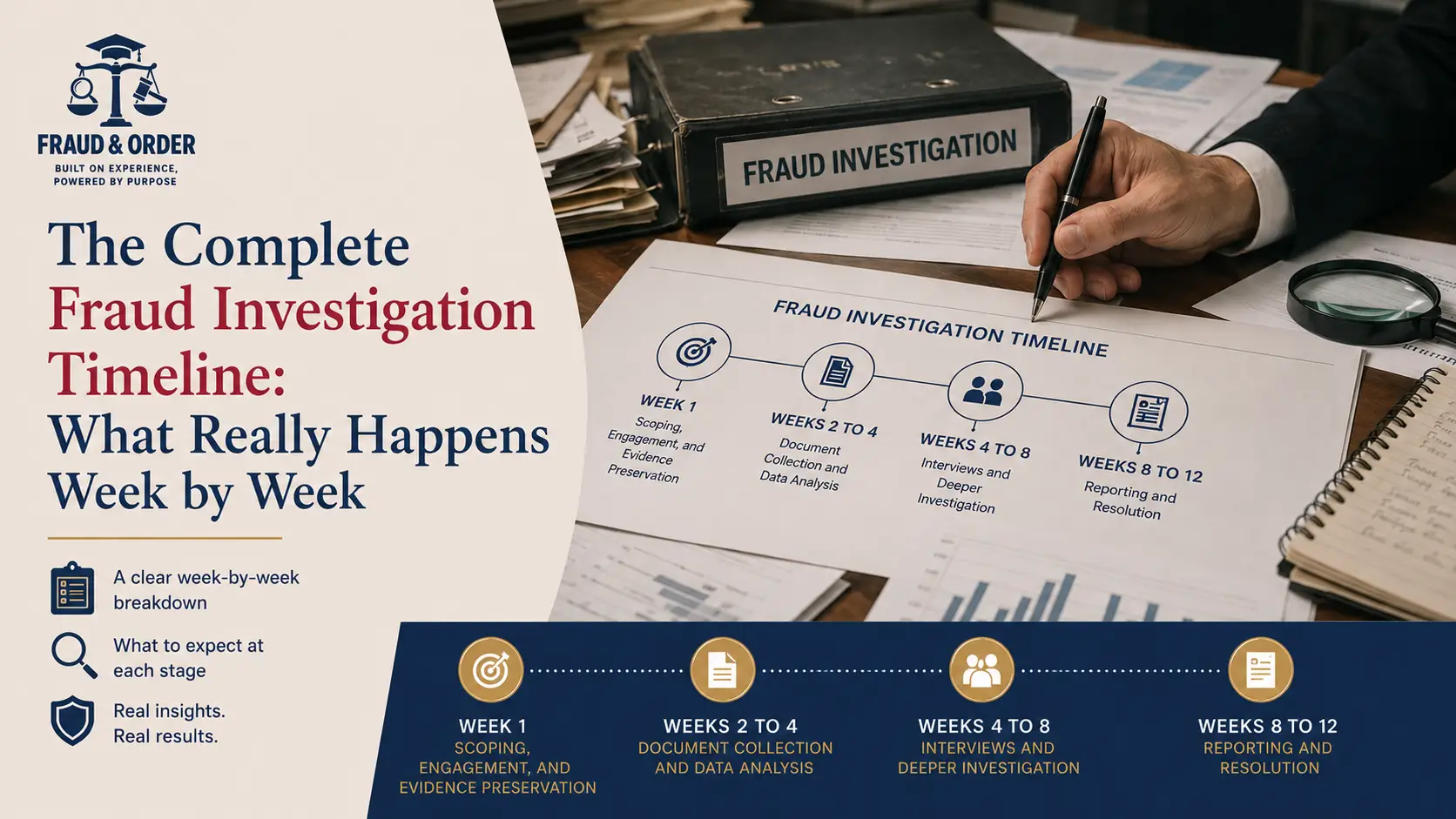 fraud investigation timeline