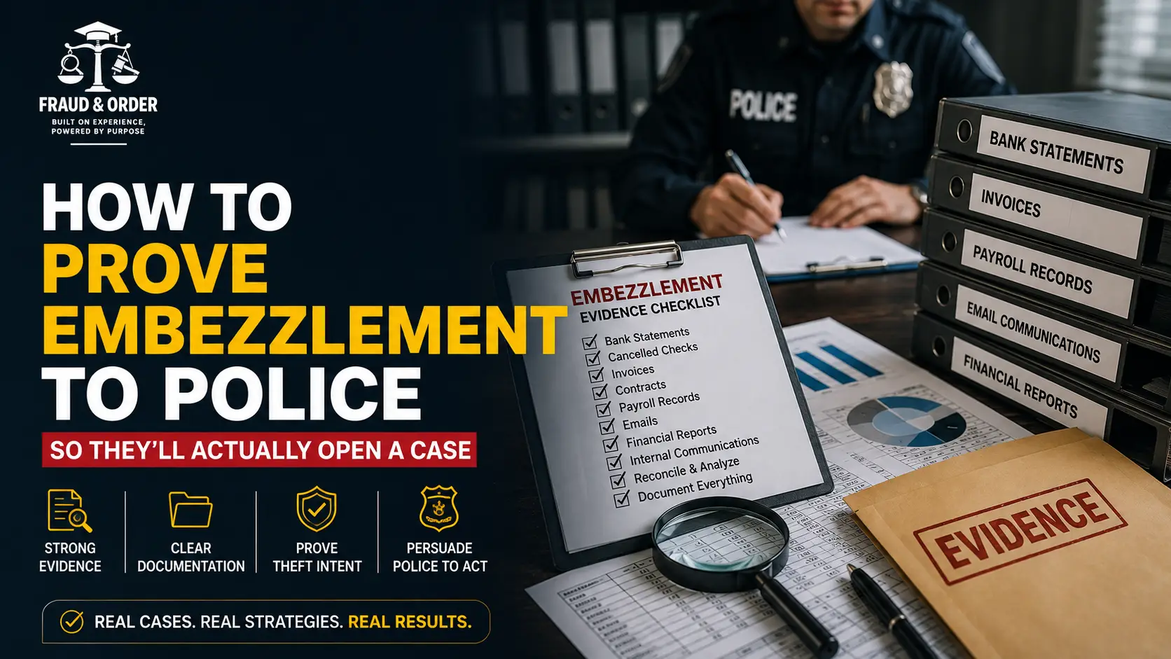 prove embezzlement