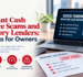Merchant Cash Advance Scams and Predatory Lenders: Red Flags Every Business Owner Should Know